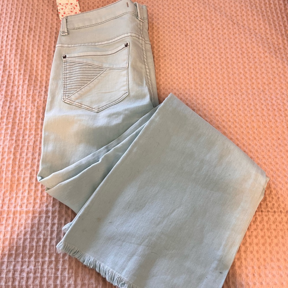 Free People Pale Blue Denim